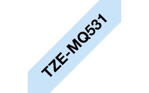 TZEMQ531 BROTHER Brother TZe-MQ531 - Black on pastel blue - Roll (1.2 cm x 8 m) 1 cassette(s) laminated tape - for Brother PT-D210, D600, H110, P750, P950, P-Touch PT-D610, P-Touch Cube PT-P300