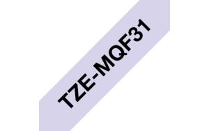 TZEMQF31 BROTHER PTOUCH RIBBON 12MM X 4M BLACK ON PURPLE