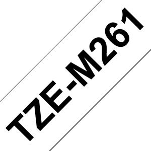 TZEM261 BROTHER TZe-M261 - PT-P900W PT-D800W PT-P950NW P-touch CUBE Pro PT-3600 PT-9600 PT-9700PC PT-9800PCN - Schwarz - Wei? - Brother - 3,6 cm - 8 m