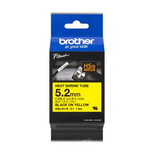 HSE611E 5.2MM BLACK ON YELLOW thumbnail