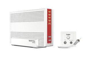 20002965 AVM FRITZ Box 6690 Cable - Wi-Fi 6 (802.11ax) - Dual-band (2.4 GHz / 5 GHz) - Ethernet LAN - White - Tabletop router