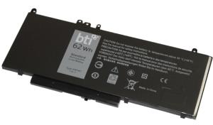 4-cell 62Wh TXF9M compatible laptop battery for Dell Latitude E5470 E5570 Precision 3510 - 18 month warranty thumbnail