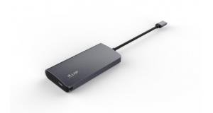 17104 LMP USB-C Video Hub - USB 3.2 Gen 1 (3.1 Gen 1) Type-C - HDMI,USB 3.2 Gen 1 (3.1 Gen 1) Type-A,USB 3.0 (3.1 Gen 1) Type-C - 5000 Mbit/s - Grey - Aluminium - MacBook - iMac