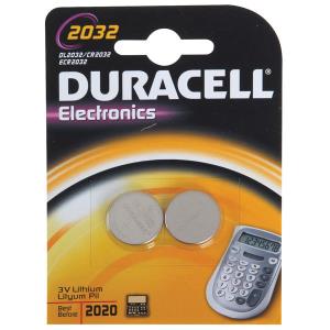DL2032B2 DURACELL Lithium Coin Batteries 3V CR2032 (Pack 2) - DL2032B2