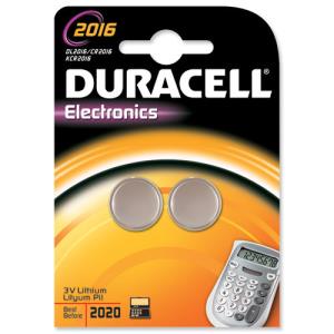 DL2016B2 DURACELL 3V Battery (2 Pack)