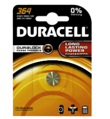 D364 DURACELL 364 1.5V Watch Battery