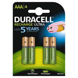 203822 DURACELL StayCharged AAA (4pcs) - Rechargeable battery - Nickel-Metal Hydride (NiMH) - 4 pc(s) - 800 mAh - 44.5 mm - 12.8 g
