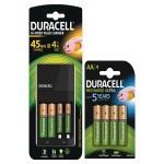 BUN0081A DURACELL 4 Hour Charger + 6 AA, 2 x AAA