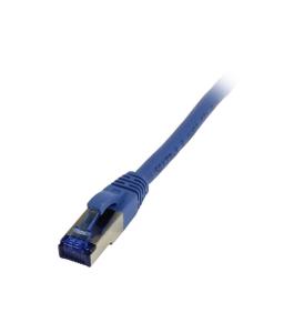 EU Product - Patchkabel RJ45 Cat6a 500Mhz blau S-STP S/FTP TPE/LSZH Superflex AWG26 - Cable - Network thumbnail