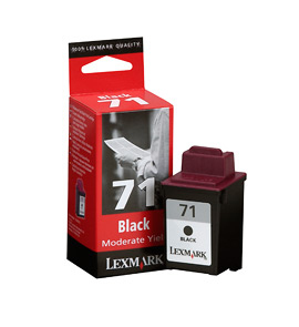 #71 BLACK INKJETCARTRIDGE MODERATE USE thumbnail