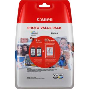 8286B006 CANON PG-545XL CL-546XL VALUE PHOTO VALUE PACK BLISTERED