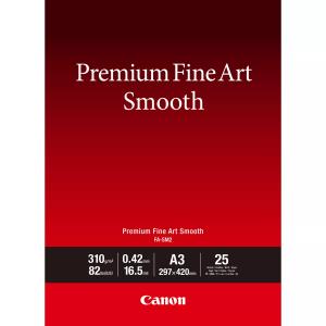 Premium Fine Art FA-SM2 - Smooth - 16.5 mil - A3 (297 x 420 mm) - 310 g/m? - 82 lbs - 25 sheet(s) photo paper - for imagePROGRAF PRO-1000, PRO-300, PIXMA PRO-10S thumbnail