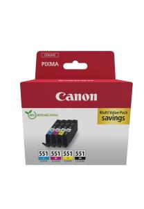 6509B016 CANON CLI-551 C/M/Y/BK MULTI SEC