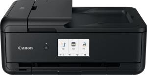 TS9550a A3/A4 Colour MFP. A3 Printing, A4 scanning. 20 Page ADF, Up to 4800 x 1200 dpi. Auto Duplex Print (A4, A5, B5, Letter - Plain Paper). CD/DVD disc printing. USB, LAN, WIFI. Windows/MacOS, Android, IOS thumbnail