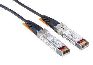 Cisco SFP+ Copper Twinax Cable - Direct attach cable - SFP+ to SFP+ - 3 m - twinaxial - SFF-8436/IEEE 802.3ae - for 250 Series, Catalyst 2960, 2960G, 2960S, ESS9300, Nexus 93180, 9336, 9372, UCS 6140, C4200 thumbnail