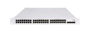 MS150-48T-4X CISCO Meraki MS150 48MP-4X - Switch - Managed - 48 x 10/100/1000 + 4 x 10Gb Ethernet SFP+ - rack-mountable