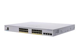 CBS250-24T-4X-UK CISCO Business 250 Series CBS250-24T-4X - Switch - L3 - smart - 24 x 10/100/1000 + 4 x 10 Gigabit SFP+ - rack-mountable