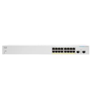 CBS220-16P-2G-EU CISCO CBS220-16P-2G - Managed - L2 - Gigabit Ethernet (10/100/1000) - Power over Ethernet (PoE) - Rack-Einbau