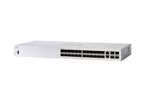 CBS350-24S-4G-UK CISCO Business 350 Series CBS350-24S-4G - Switch - L3 - Managed - 24 x Gigabit SFP + 2 x combo Gigabit Ethernet/Gigabit SFP + 2 x Gigabit SFP (uplink) - rack-mountable