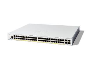 C1300-48FP-4G CISCO Catalyst 1300-48FP-4G - Switch - L3 - Managed - 48 x 10/100/1000 (PoE+) + 4 x Gigabit SFP - rack-mountable - PoE+ (740 W)