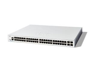 Cisco Catalyst 1300-48T-4X - Switch - L3 - Managed - 48 x 10/100/1000Base-T + 4 x 10 Gigabit SFP+ - rack-mountable thumbnail