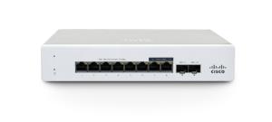 MS130-8P - Switch - Managed - 8 x 10/100/1000Base-T + 2 x Gigabit SFP - desktop, wall-mountable - PoE+ (120 W) thumbnail