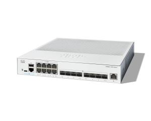 Cisco Catalyst 1300-16XTS - Switch - L3 - smart - 8 x 10GBase-T + 8 x 10 Gigabit SFP+ - rack-mountable thumbnail