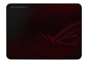 90MP02H0-BPUA00 ASUS ROG Scabbard II - Red - Image - Fabric - Rubber - Non-slip base - Gaming mouse pad