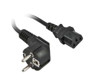 EU Product - Netzkabel 230V Schutzkontakt CEE7 Stecker ->Kaltgerte IEC-C13 Buchse - Cable - Current/Power Supply thumbnail
