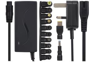 N16EE MAPLIN 65W Universal Laptop Charger Power Supply with 9 Interchangeable Tips