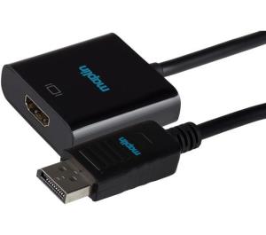 MAPCDP11 MAPLIN DisplayPort to HDMI Female Adapter - Black, 23cm