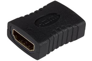 HDMI Female to HDMI Female Coupler Adapter Black thumbnail