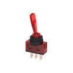 N29BJ MAPLIN Illuminated Toggle Switch - Red