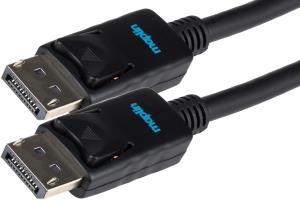 MAPCDP13-015 MAPLIN DisplayPort to Display Port Cable 4K Ultra HD 1.5m Black