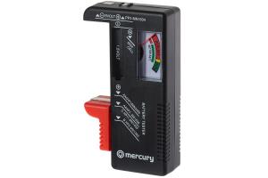 BAT393 MAPLIN Mercury Universal Analogue Battery Tester for AA, AAA, C, D, 9V PP3 & Coin Button Cells