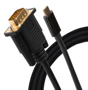257PAM MAPLIN USB-C to VGA Cable V3.1 Full HD 60Hz supports Alt Mode 1.8m
