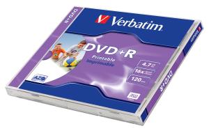 43507 VERBATIM 43507 (DVD+R Wide Inkjet Printable Jewelbox)