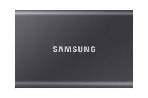MU-PC1T0T/WW SAMSUNG Portable SSD T7 - 1000 GB - USB Typ-C - 3.2 Gen 2 (3.1 Gen 2) - 1050 MB/s - Passwortschutz - Grau