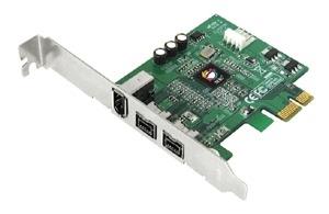 NN-E38012-S3 SIIG FireWire NN-E38012-S3 3PT PCIe RoHS 800(2x9pin 1x6pin)PCIExpress Card RTL