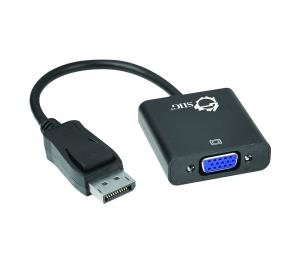 CB-DP0N11-S1 SIIG DISPLAYPORT TO VGA ADAPTER CONVERTER, DP TO VGA ADAPTER, ALLOWS YOU TO CONNECT Y