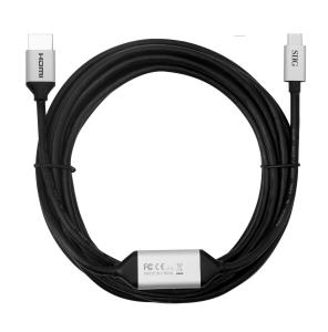 CB-TC0511-S1 SIIG CB CB-TC0511-S1 USB-C to HDMI 4K 60Hz Active Cable 5M Brown Box