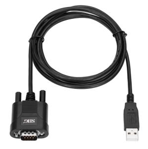 ID-SC0211-S2 SIIG CB ID-SC0211-S2 1Port Industrial USB to RS-232 Cable 9pin serial Port BK