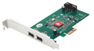 NN-E20211-S1 SIIG FW NN-E20211-S1 Dual profile PCIE FireWire 400 adapter works Brown Box