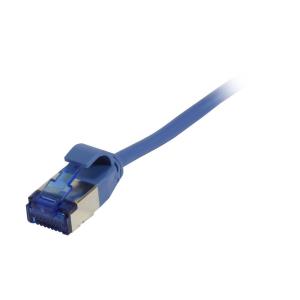 EU Product - Patchkabel RJ45 CAT6A 500Mhz blau U/FTP slimline rund d - Cable - Digital thumbnail