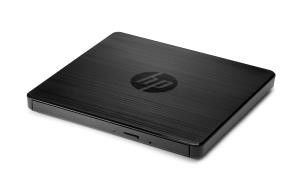 F6V97AA#ABB HP USB External DVDRW Drive - Black - Tray - Desktop/Notebook - DVD Super Multi DL - USB 2.0 - CD - DVD