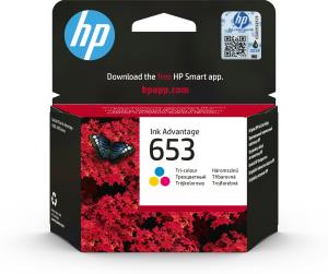 3YM74AE#BHL HP 653 Tri-color Original Ink - Original - Ink Cartridge