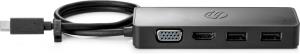 235N8AA#ABB HP USB-C Travel Hub G2 - Wired - USB 3.2 Gen 1 (3.1 Gen 1) Type-C - Black - China - Windows 10 - 107 mm