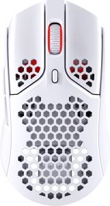 4P5D8AA HP HyperX Pulsefire Haste - Wireless Gaming Mouse (White) - Ambidextrous - Optical - RF Wireless + USB Type-A - 16000 DPI - White