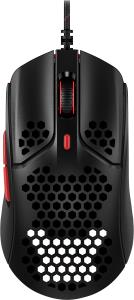 4P5E3AA HP HyperX Pulsefire Haste - Gaming Mouse (Black-Red) - Ambidextrous - Optical - USB Type-A - 16000 DPI - Black - Red