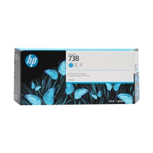 HP 738 300-ML CYAN DESIGNJET INK CAR thumbnail